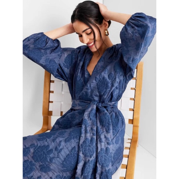 Future Collective Dresses & Skirts - Women's Puff Sleeve Belted Midi Dress Future Collective Jenny K. Lopez XXS
